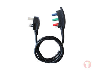 Fluke Schuko Testleitung Ersatzkabel - Kompatibel Mit Fluke 1660 Serie